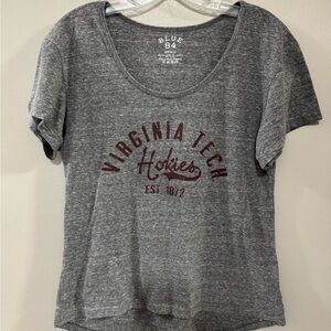 Blue 84 Gray Virginia Tech Hokies Women's Top. Size small